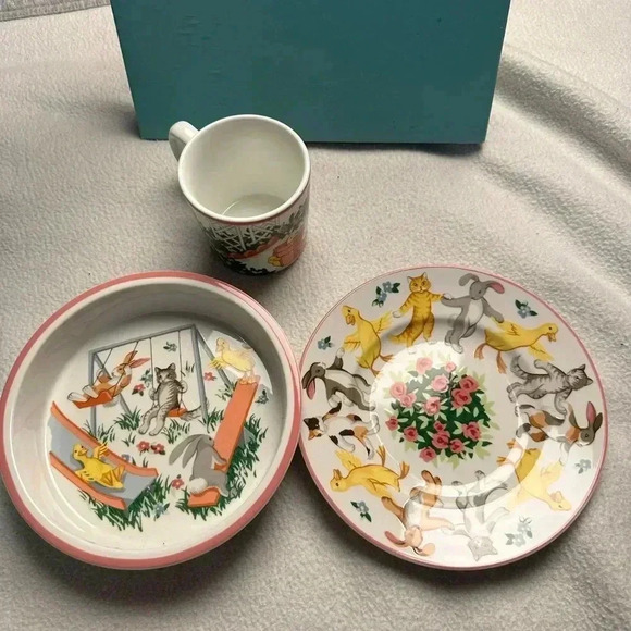 Tiffany & Co. Tiffany playground 1992 dish set - Picture 1 of 10